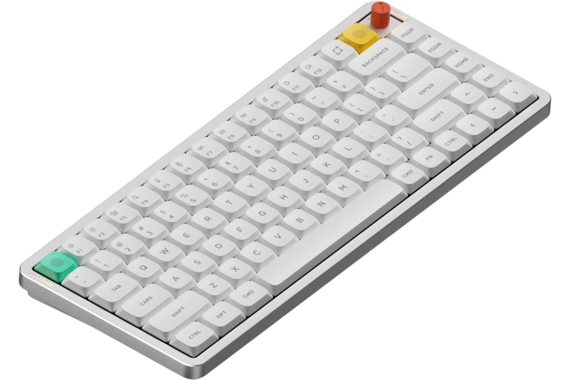 NuPhy White Air75 V3 Keyboard · Milktooth